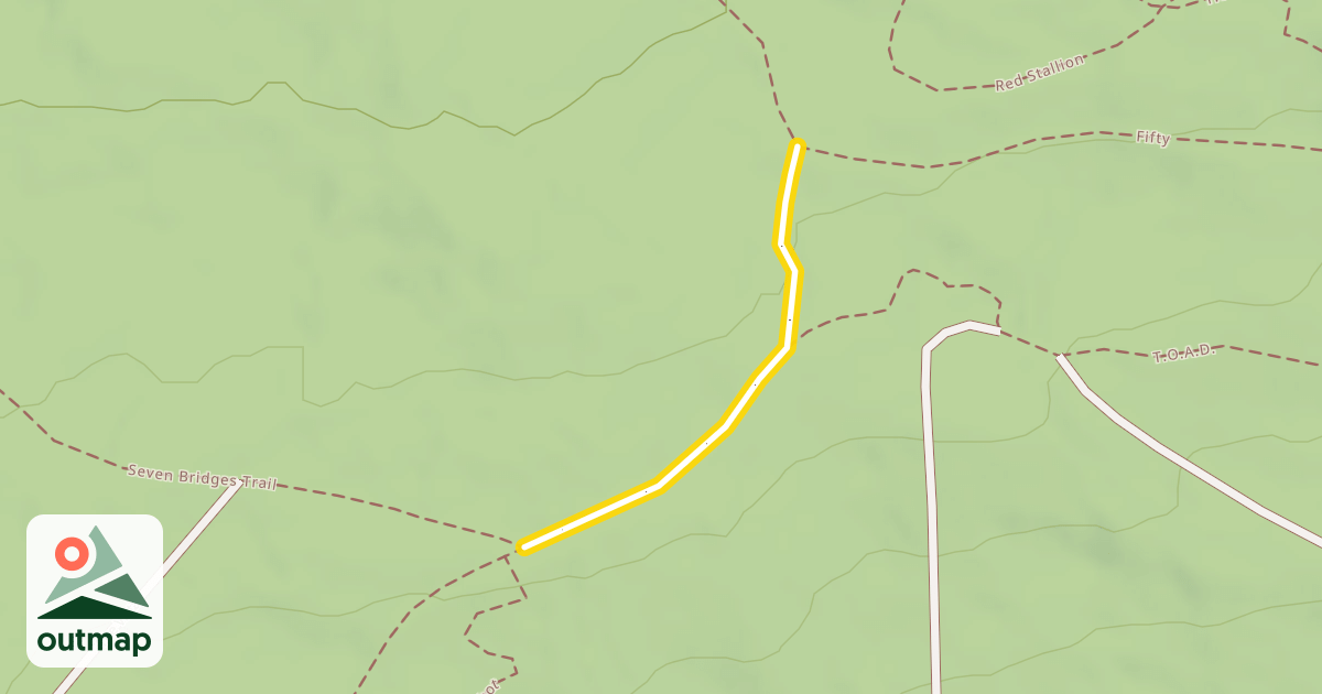Map of Seven Bridges Trail