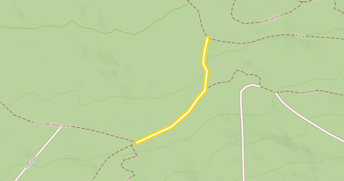 Map preview of Seven Bridges Trail