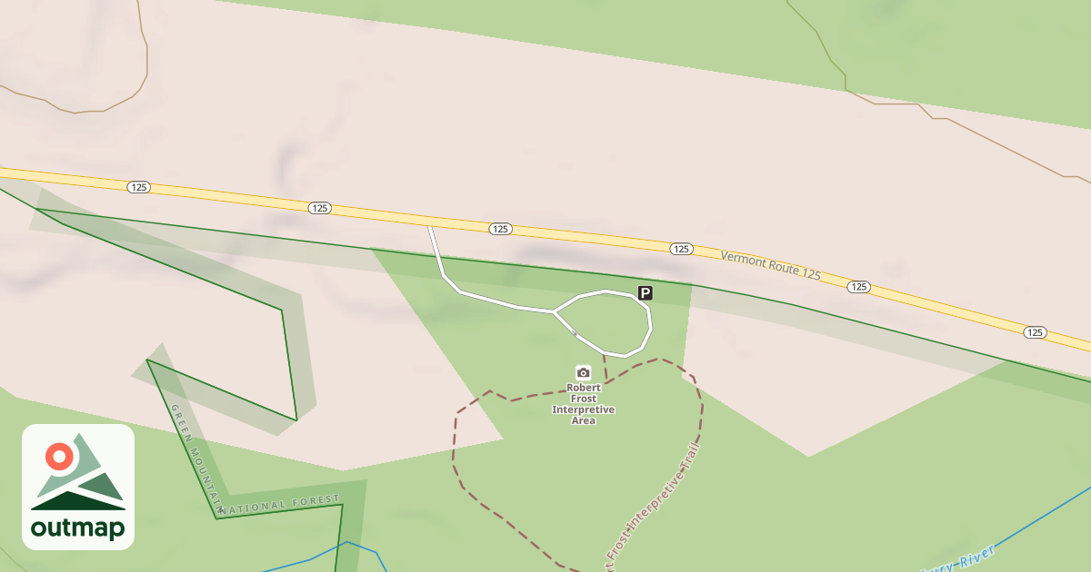 Map of ROBERT FROST INTERPRETIVE SITE