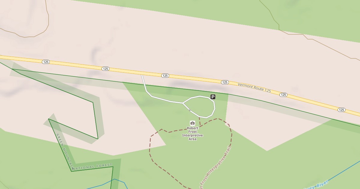Map preview of ROBERT FROST INTERPRETIVE SITE