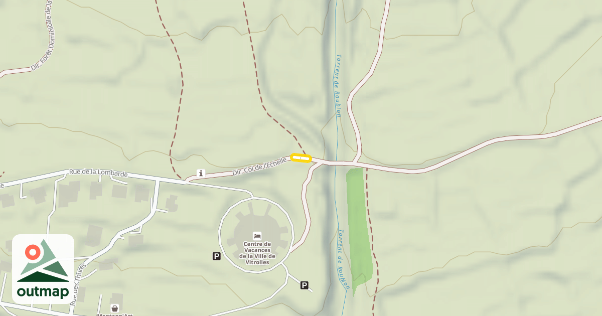 Map of Dir. Col de l'Echelle