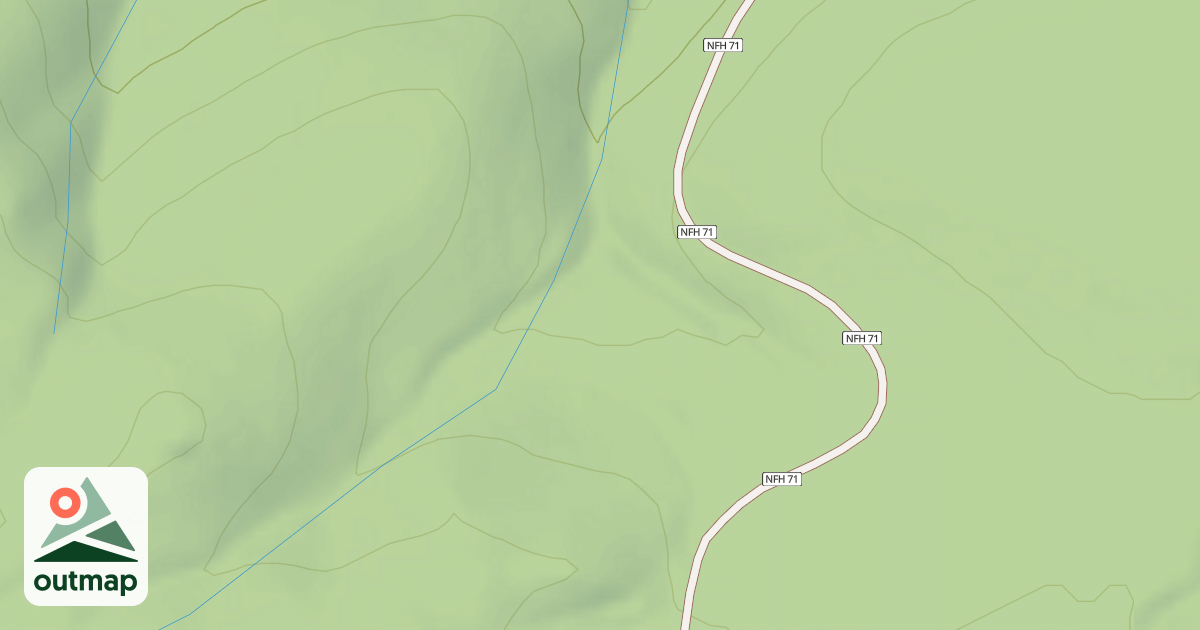 Map of CARMAN VALLEY SPUR
