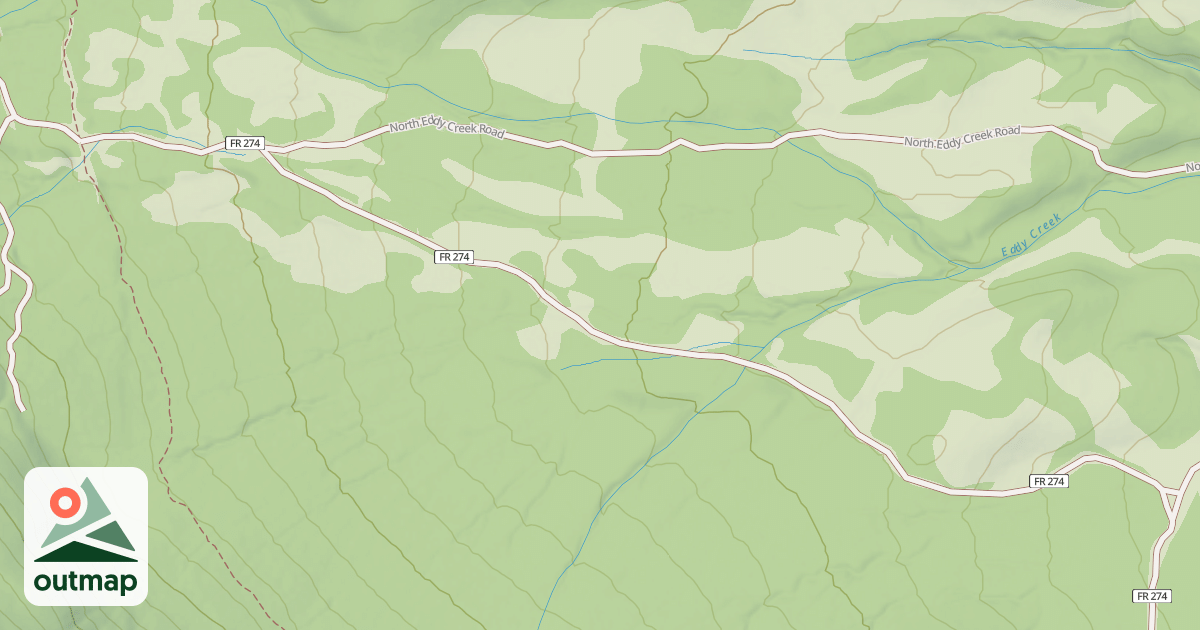 Map of EDDY CREEK