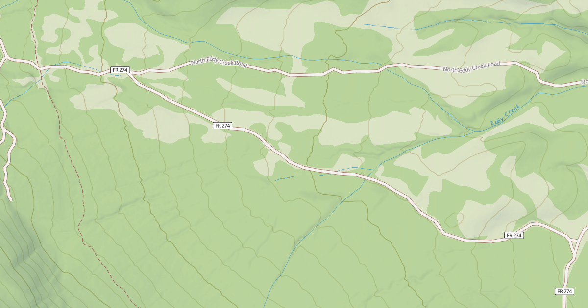 Map preview of EDDY CREEK