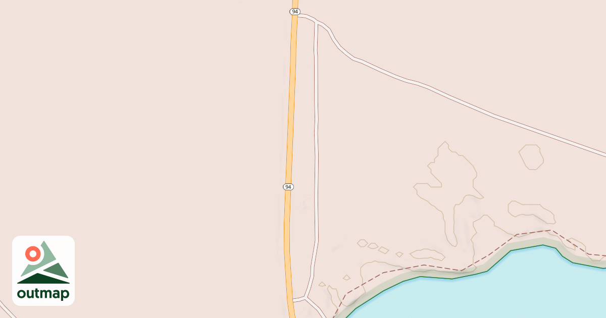 Map of COLWELL LAKE NORTH SPUR A