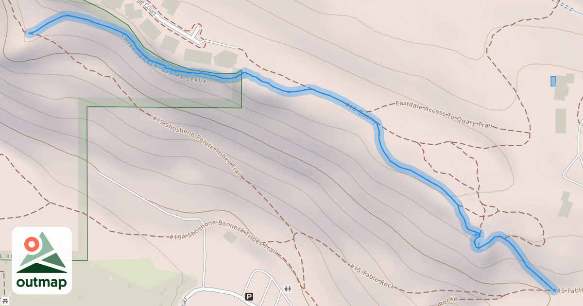 Map of #18 Quarry