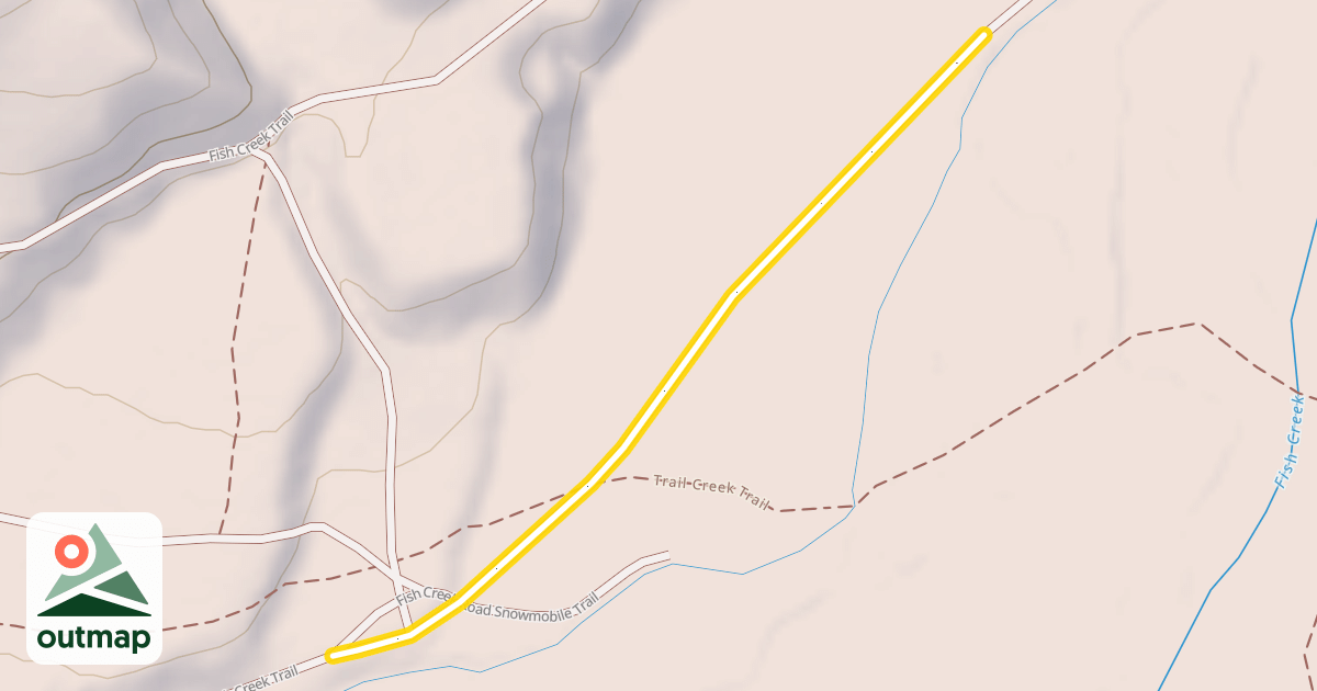 Map of Fish Creek Trail