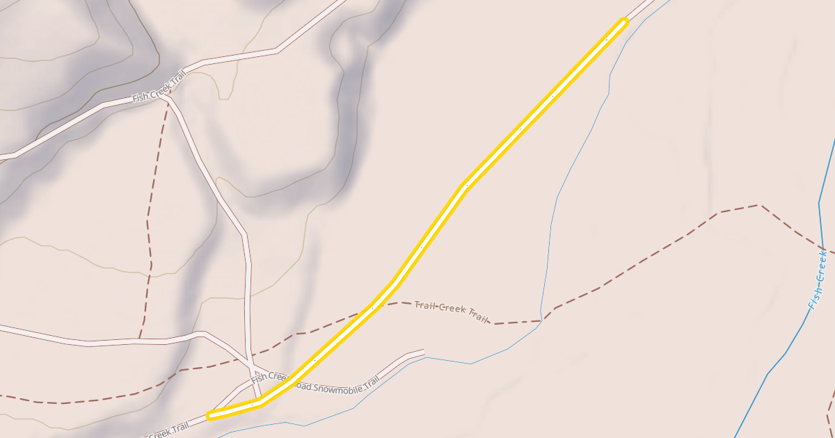 Map preview of Fish Creek Trail