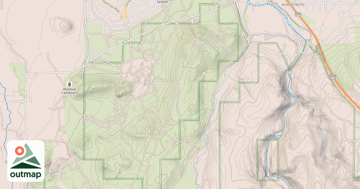 Map of MUD LAKE ROAD