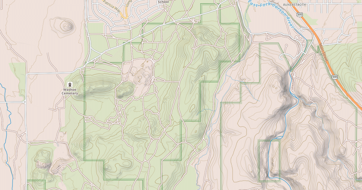 Map preview of MUD LAKE ROAD