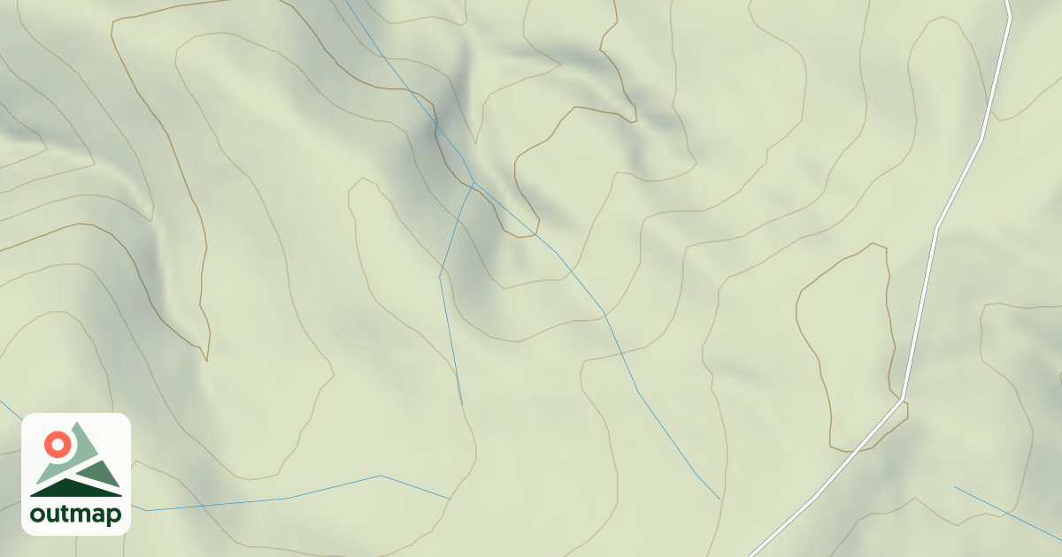 Map of HARRISON RIDGE SPUR K