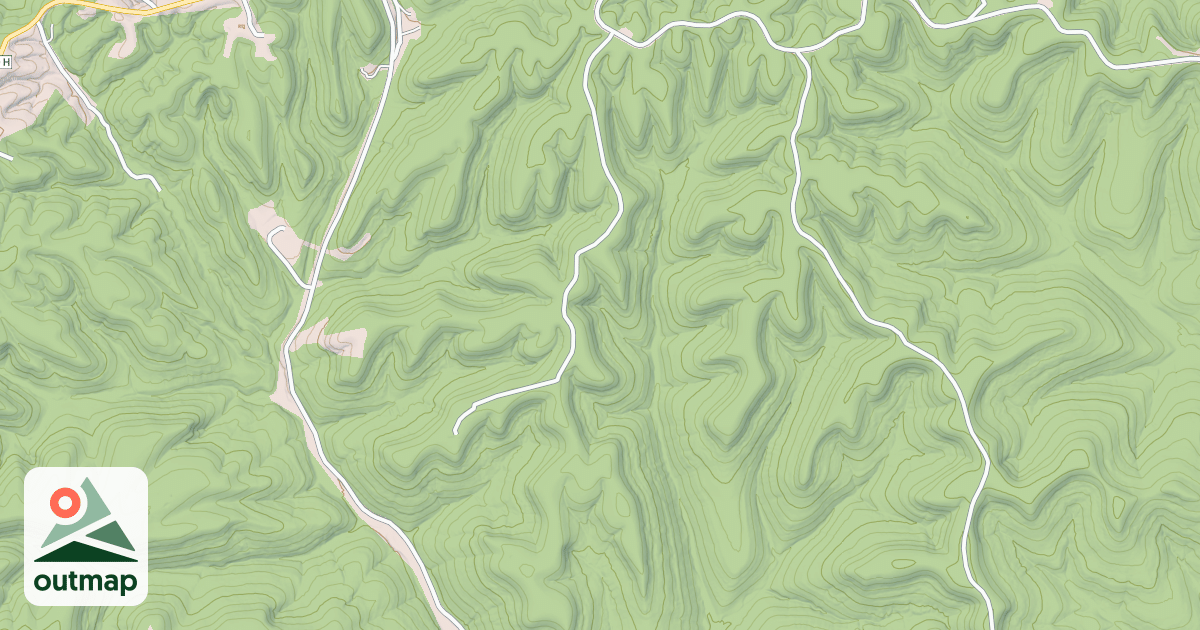 Map of BLUE RIDGE