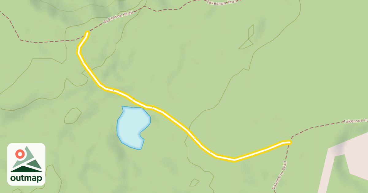 Map of Easy Way Out Trail