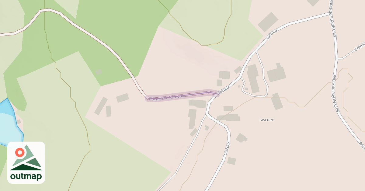 Map of Chemin de Remoux