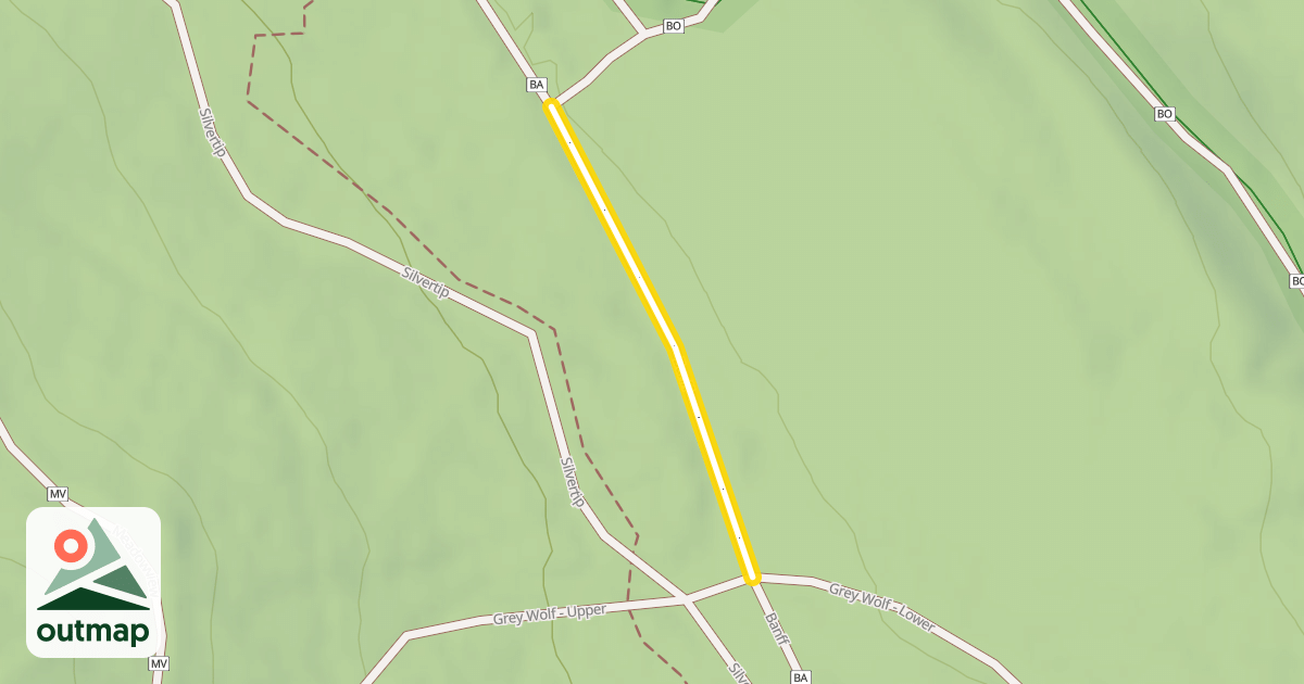 Map of Banff