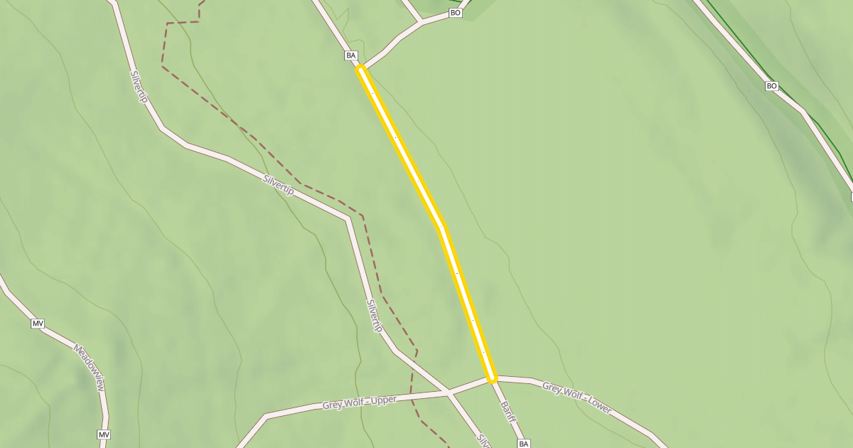 Map preview of Banff