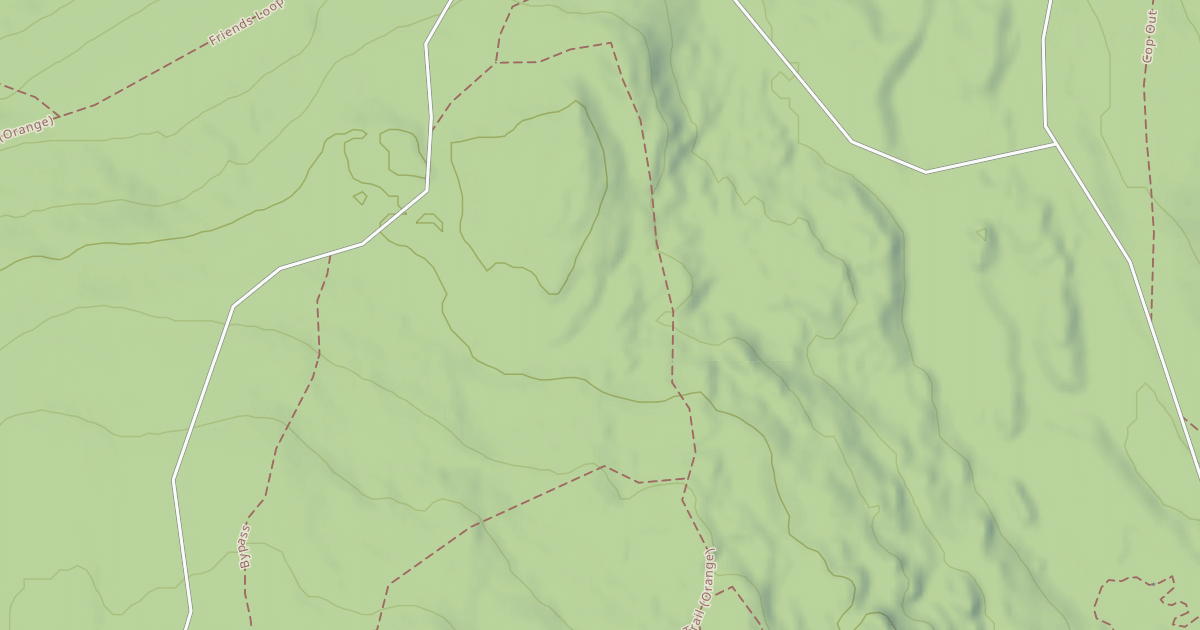 Map preview of Friends Loop Trail (Orange)