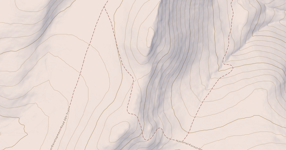 Map preview of CHIMMEY CREEK