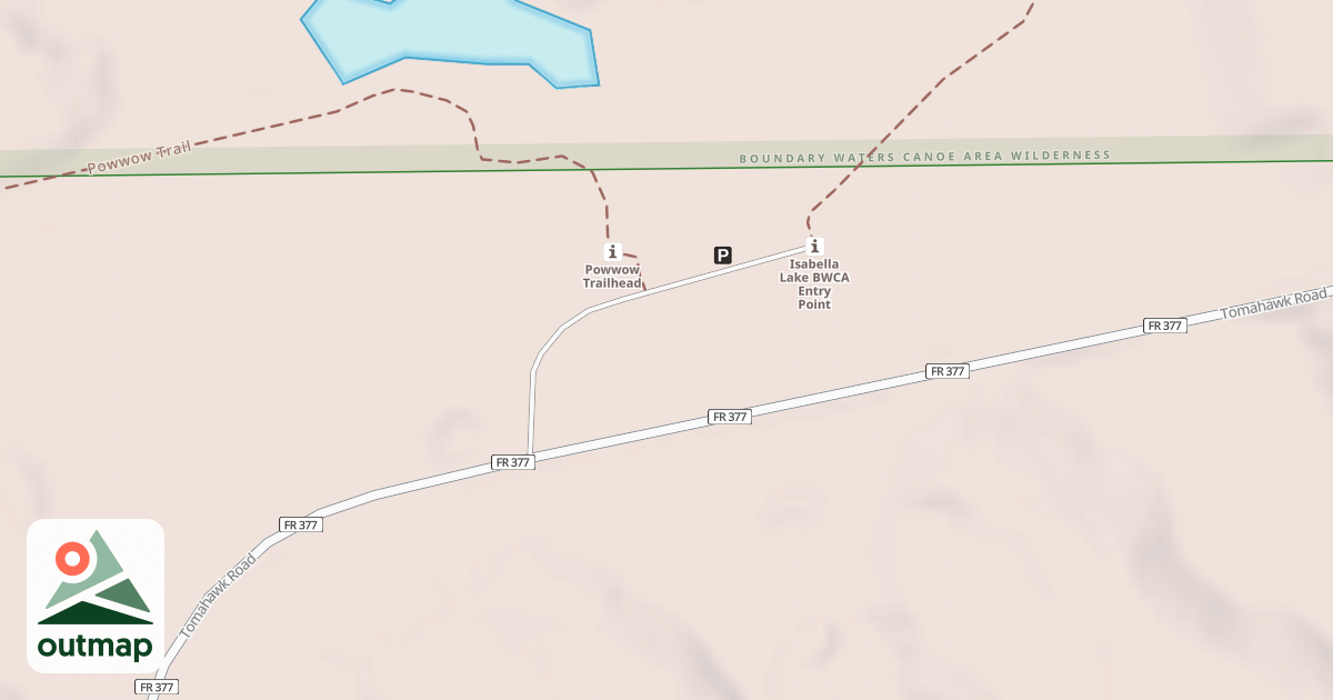 Map of ISABELLA LAKE ENTRY P/L
