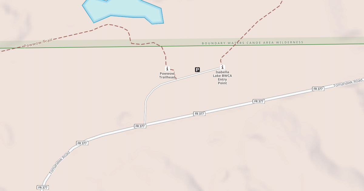 Map preview of ISABELLA LAKE ENTRY P/L