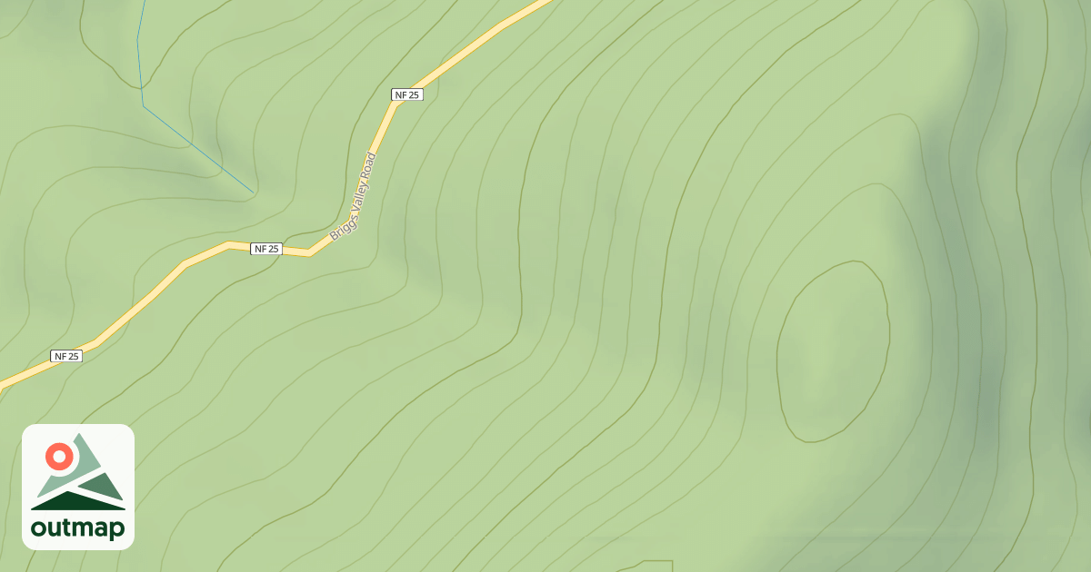 Map of PICKENS BUTTE