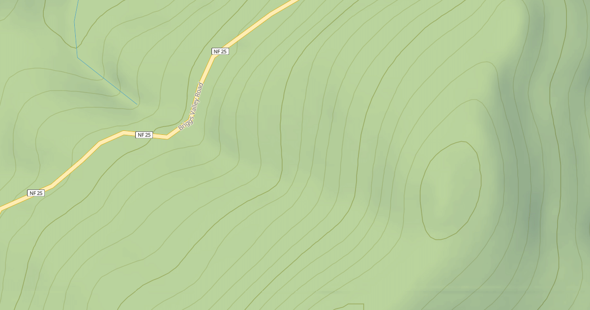 Map preview of PICKENS BUTTE