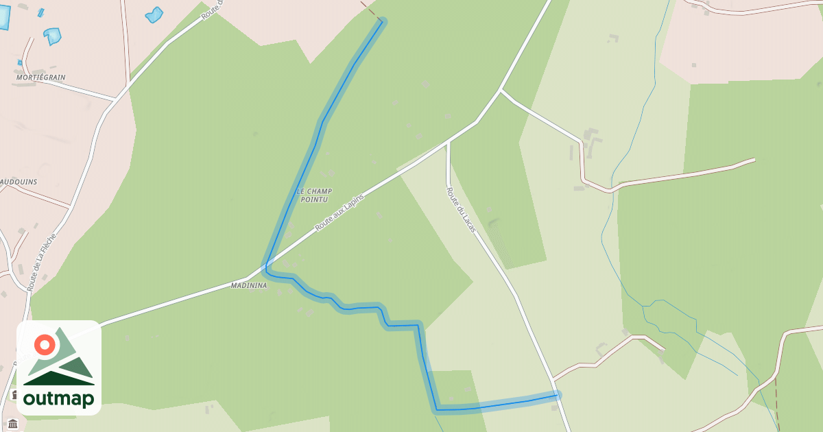 Map of Chemin des Veaux
