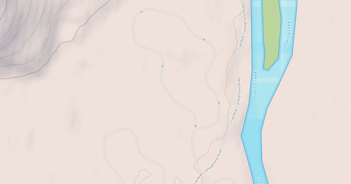 Map preview of TRAIL RIVER RIVER TERRACE LOOP