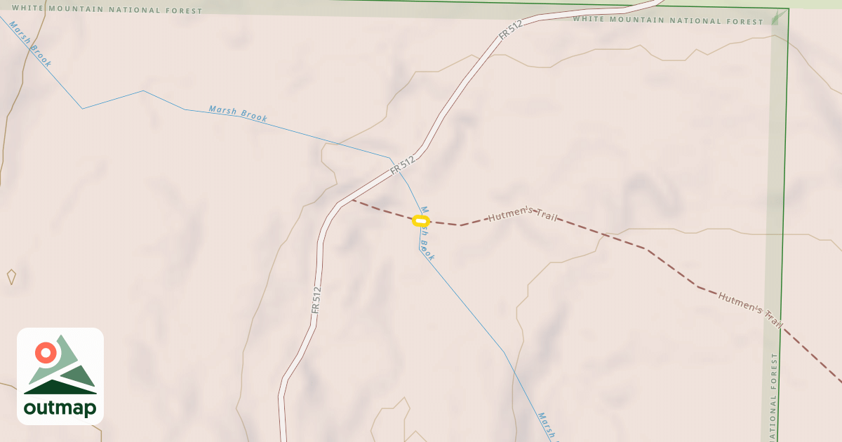 Map of Hutmen's Trail