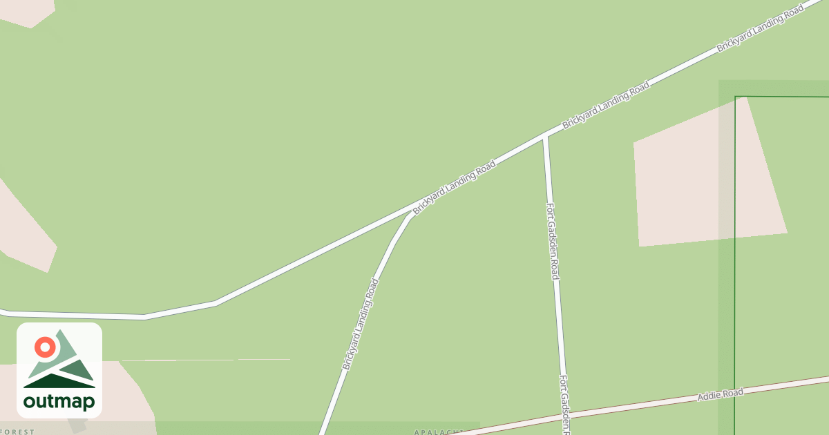 Map of OLD FORT GADSDEN