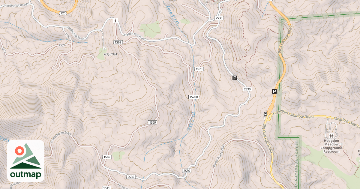 Map of CROCKER RR