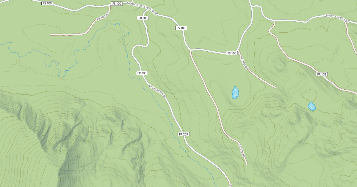 Map preview of GOLD HILL