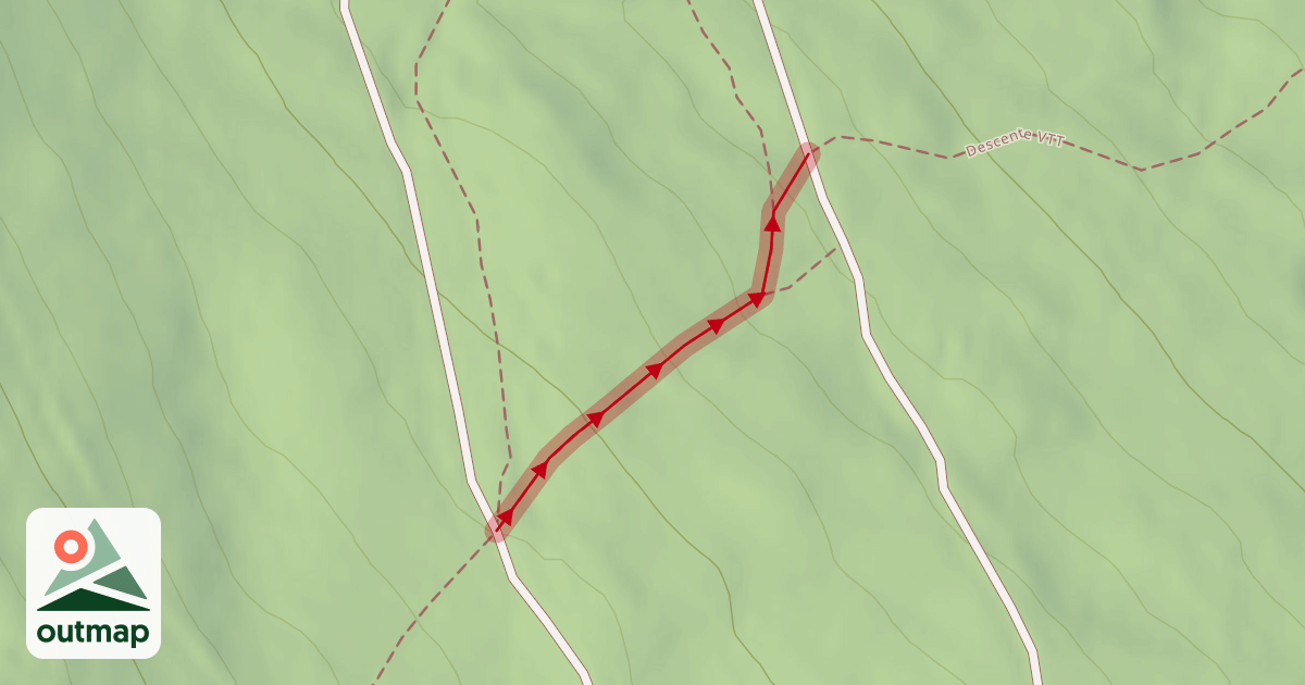 Map of La  Double Poney