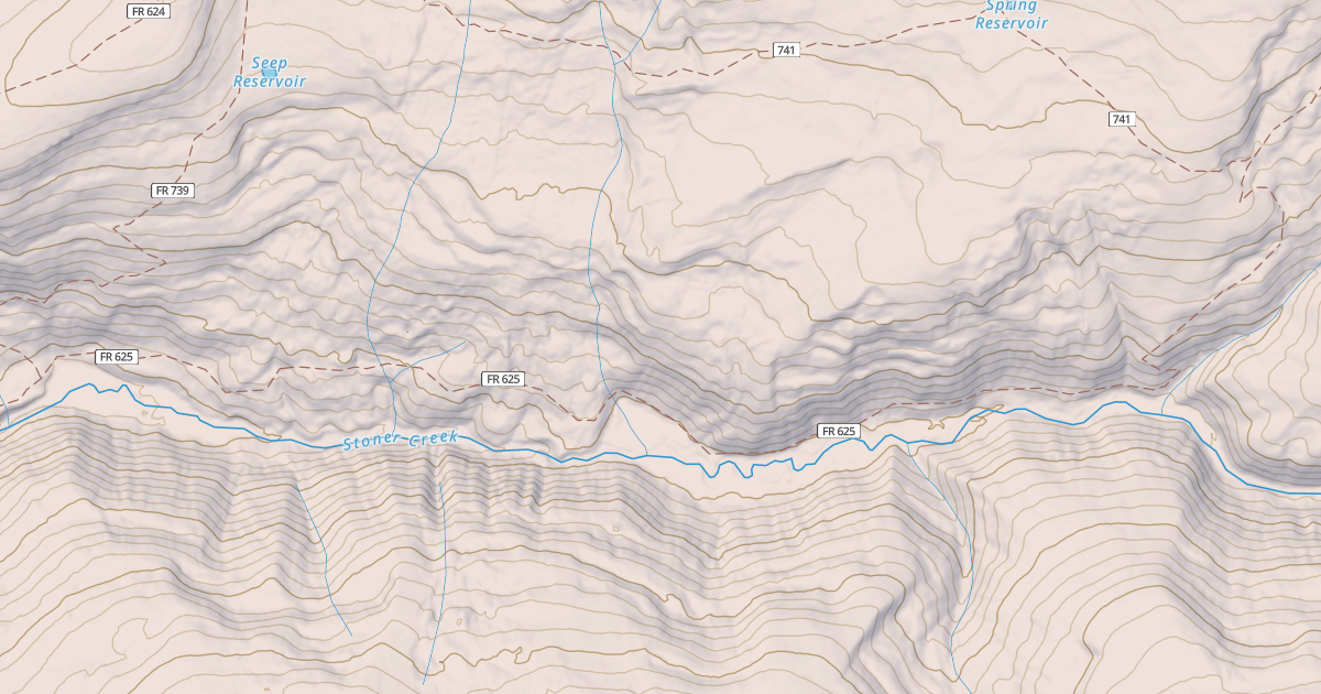 Map preview of Stoner Creek