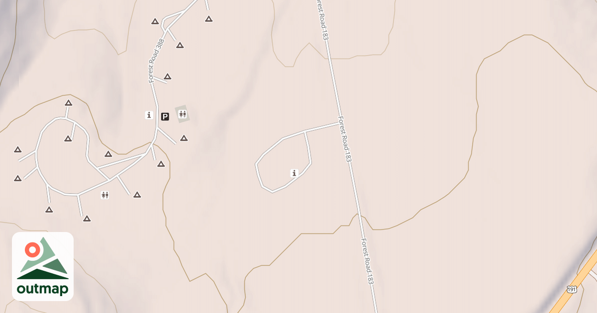 Map of CEDAR SPRINGS TRAILER D*
