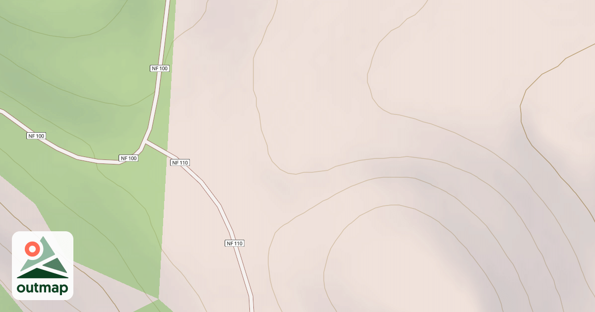 Map of USFS Motor Vehicle Use Map Trails 15944