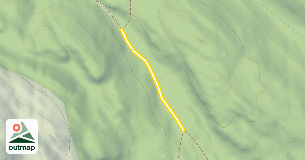 Map of Suffern-Bear Mountain Trail