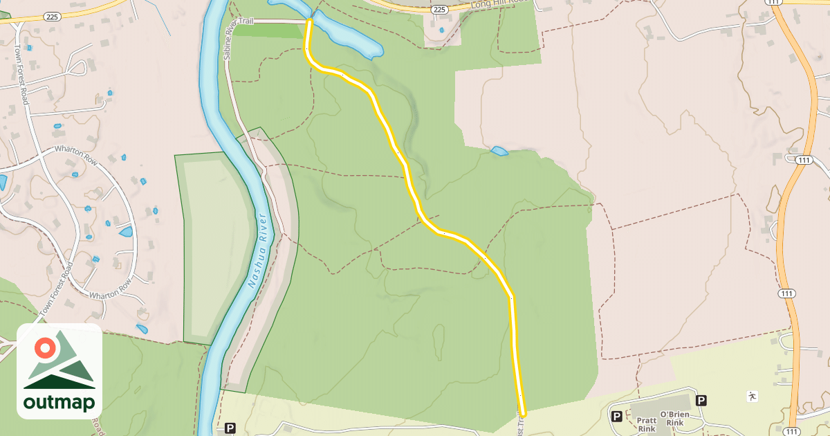 Map of East Trail