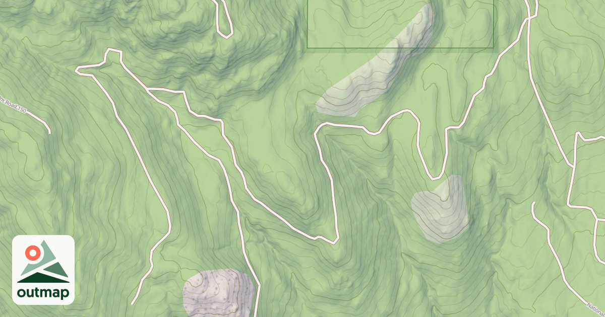 Map of USFS Motor Vehicle Use Map Roads {303B2927-4F0B-4AF1-BE1E-6594CFAA0075}