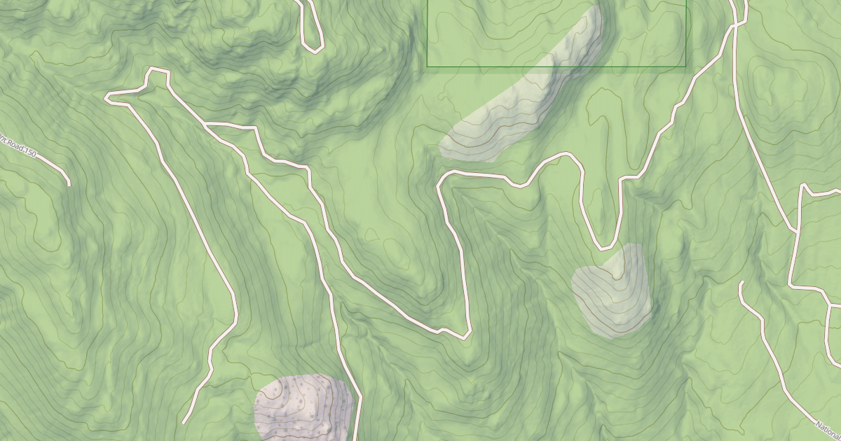 Map preview of USFS Motor Vehicle Use Map Roads {303B2927-4F0B-4AF1-BE1E-6594CFAA0075}