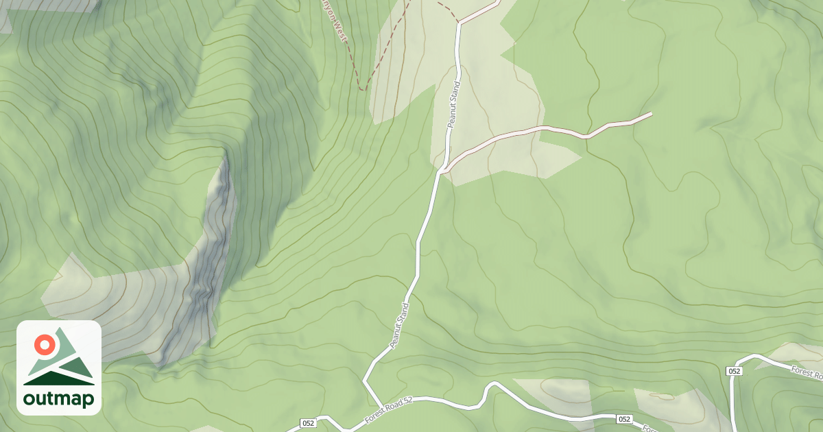 Map of PEANUT STAND