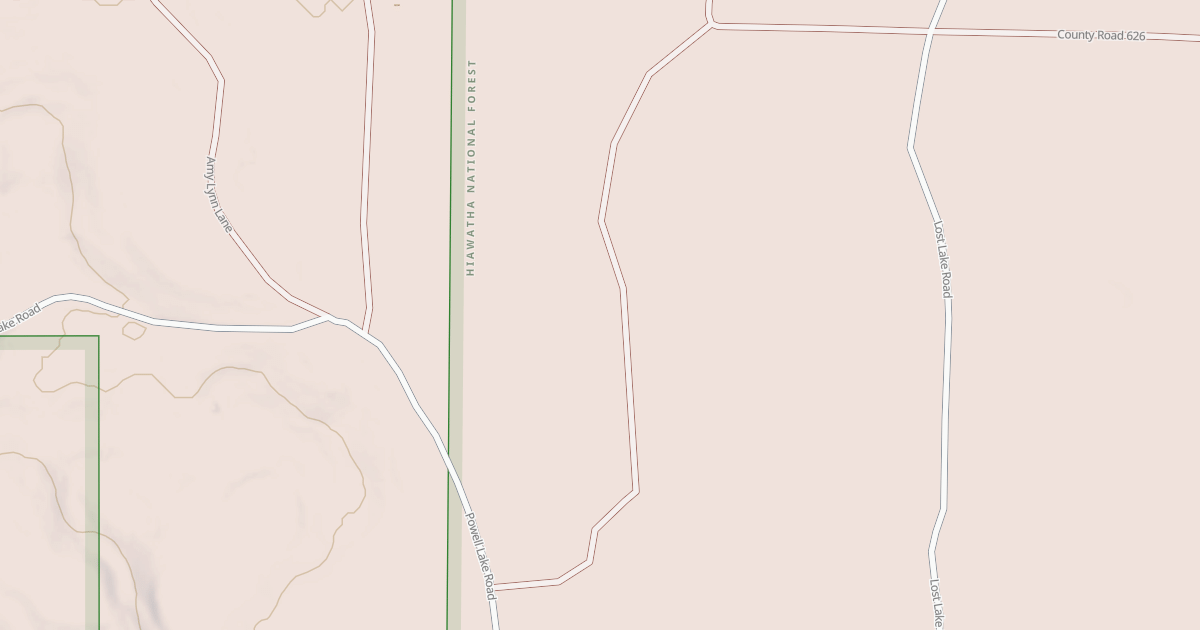 Map preview of POWELL EAST