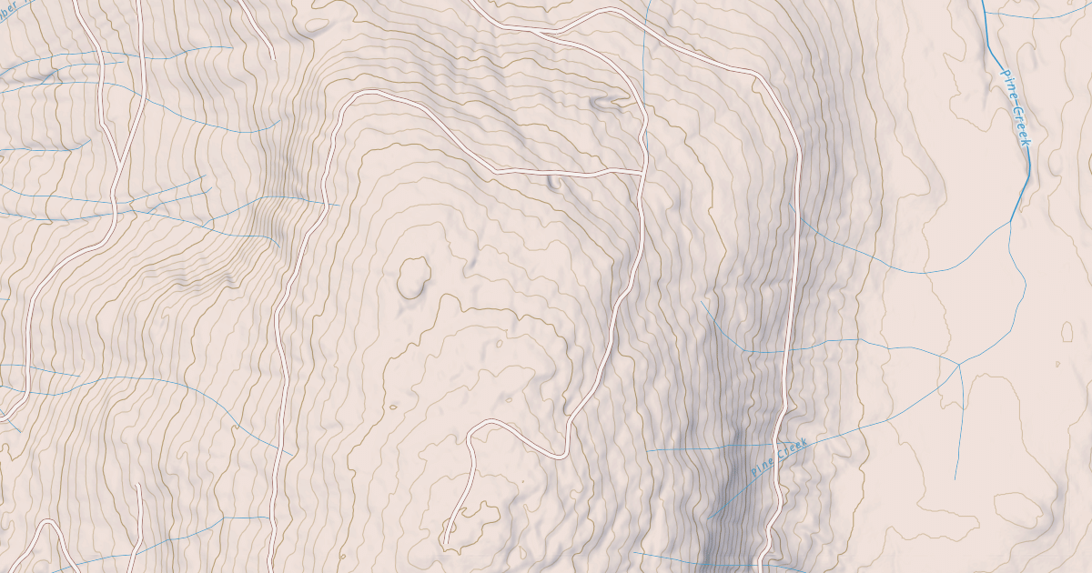 Map preview of Spurce Dome Hill  2079300 Rd