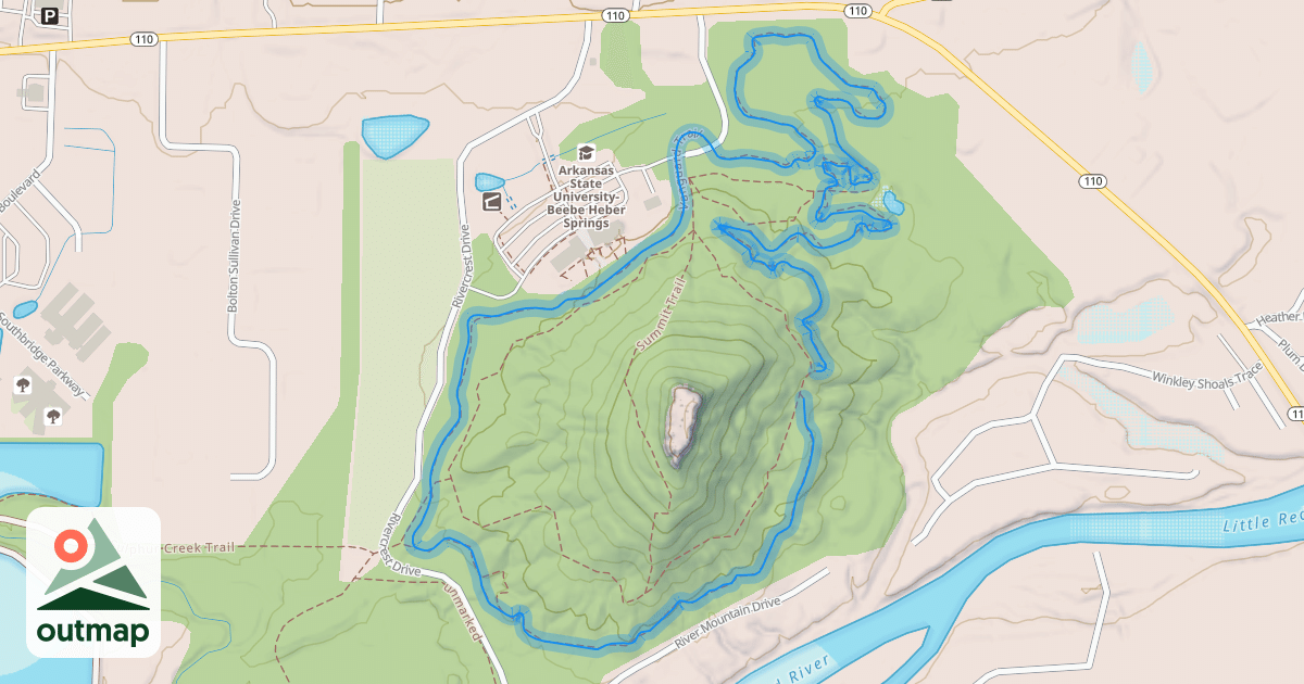 Map of Vanguard Trail