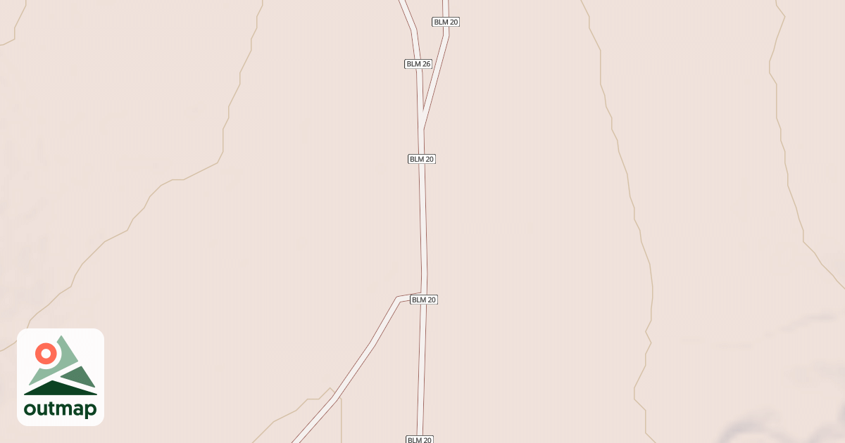 Map of BLM National GTLF Public Motorized Roads 20c6d10a-d64f-4cb1-8f4f-42699b82a34f