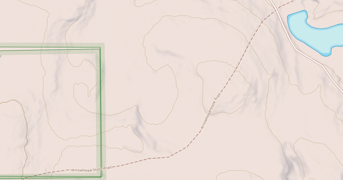Map preview of David Dill-Arrowhead State Trail