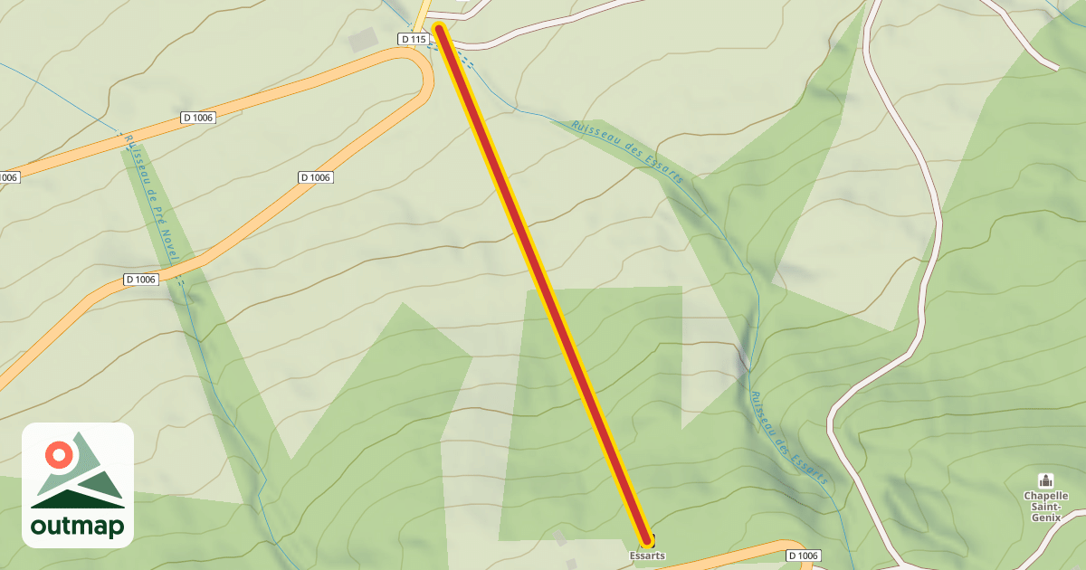 Map of Essarts