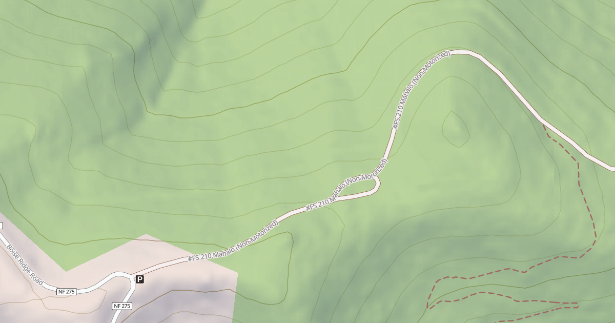 Map preview of GARDINER PEAK SPUR C