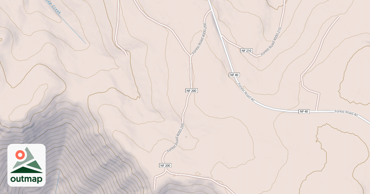 Map of TEAL CAMPGROUND