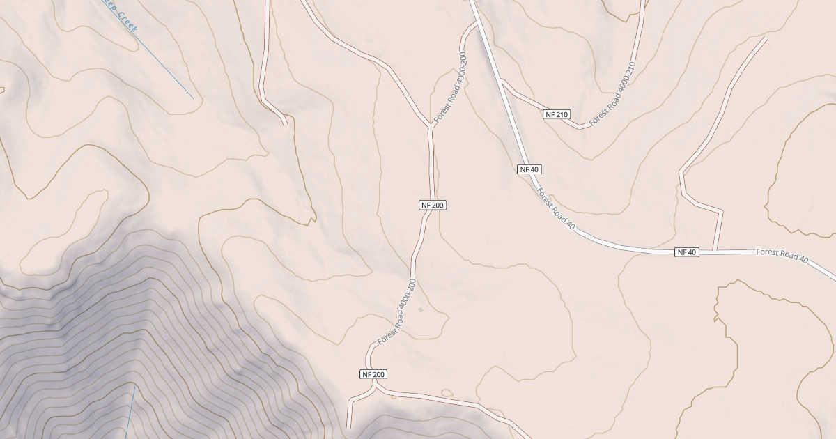 Map preview of TEAL CAMPGROUND